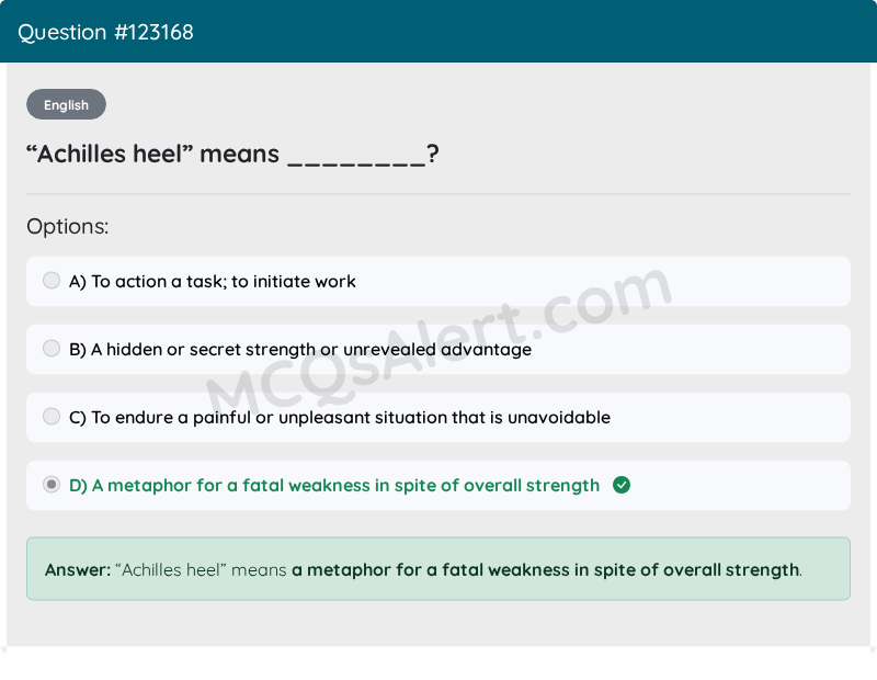 Question Screenshot