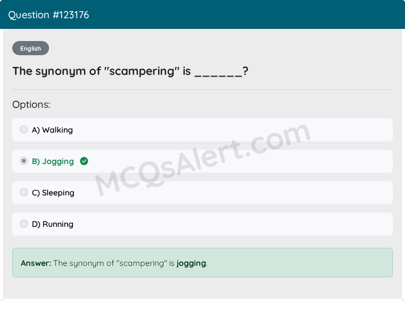 Question Screenshot