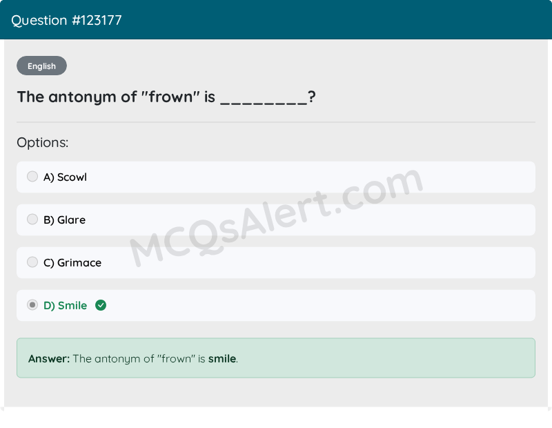Question Screenshot