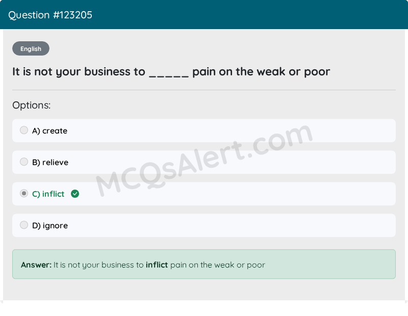 Question Screenshot