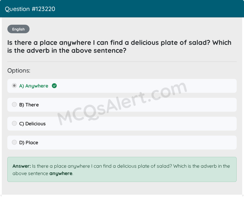 Question Screenshot