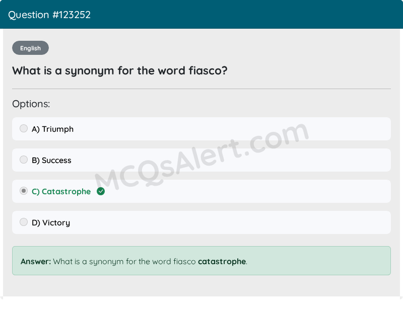 Question Screenshot