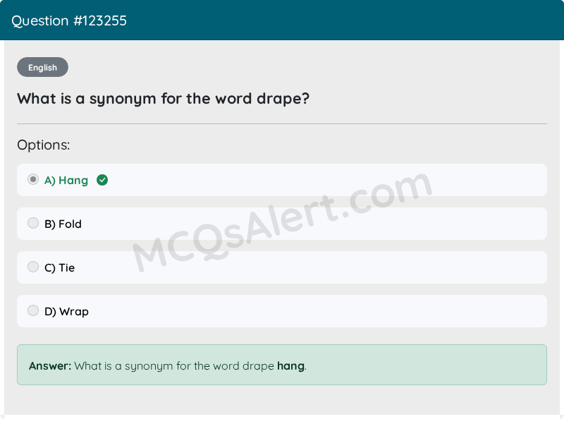 Question Screenshot