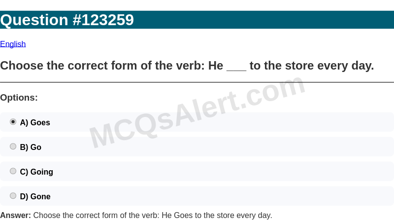 Question Screenshot