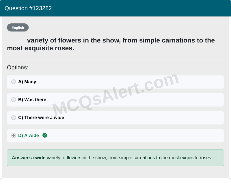 Question Screenshot