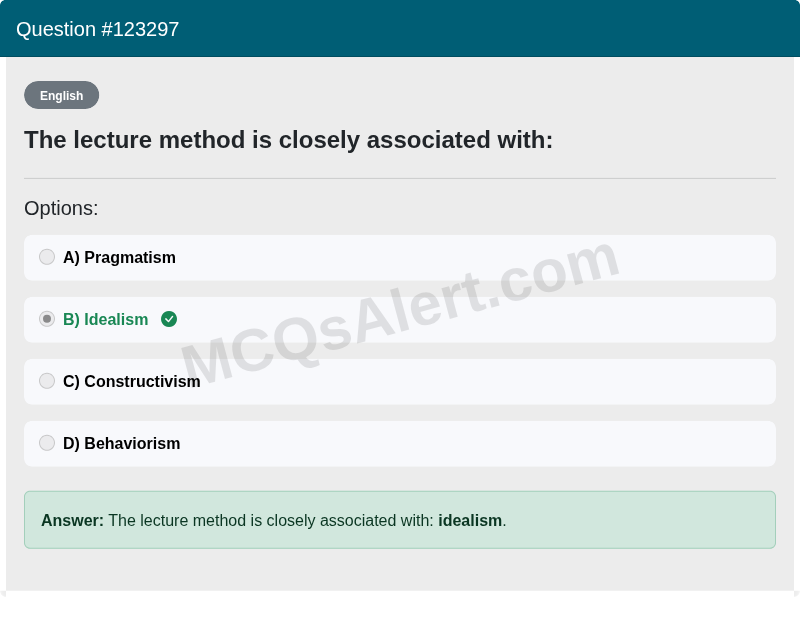 Question Screenshot