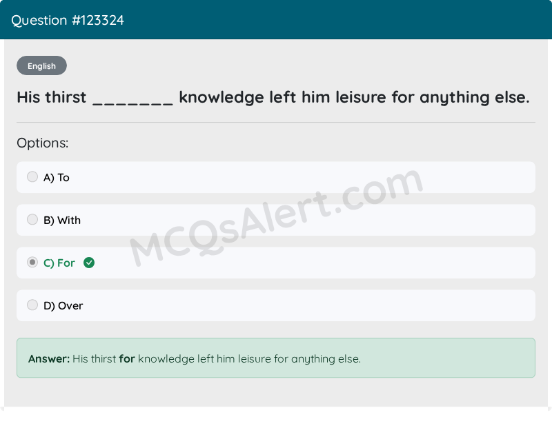 Question Screenshot
