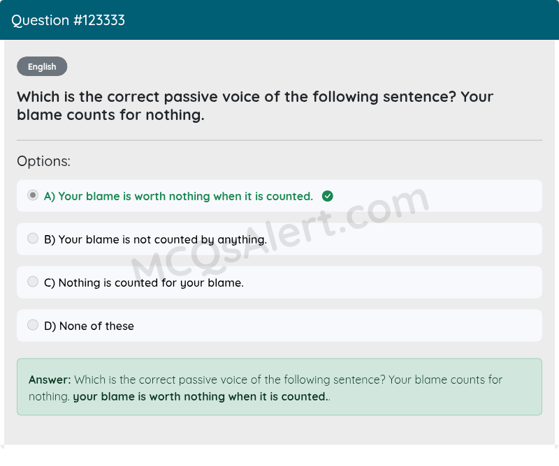 Question Screenshot