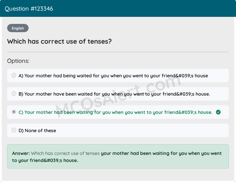 Question Screenshot