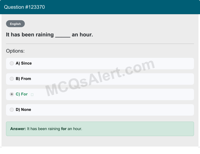 Question Screenshot