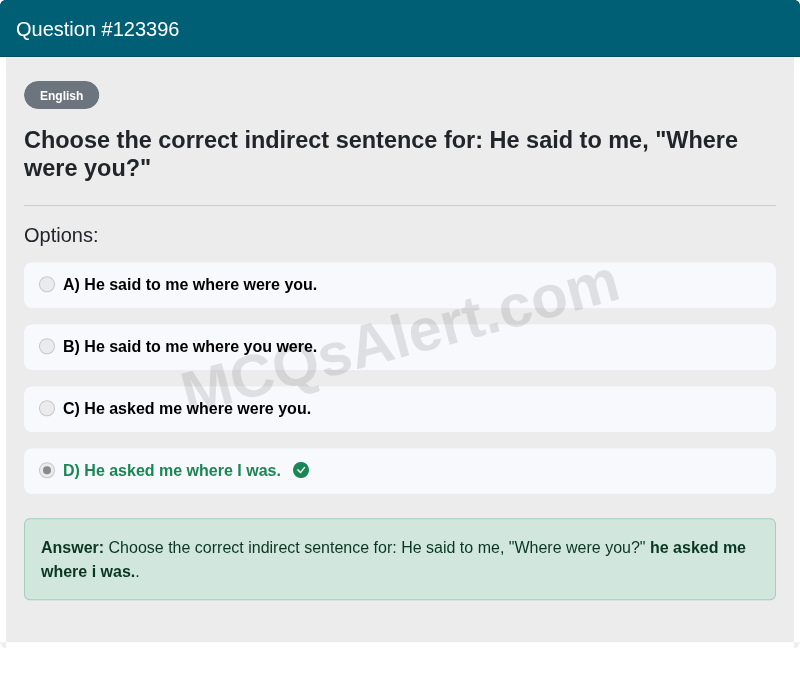 Question Screenshot