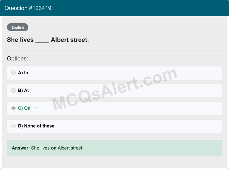 Question Screenshot