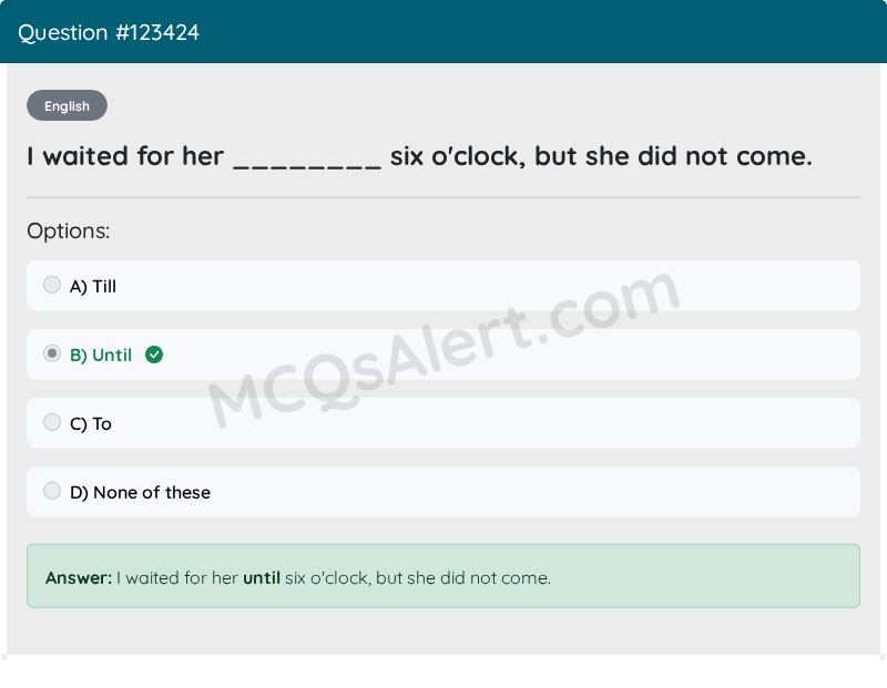 Question Screenshot
