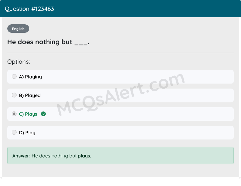 Question Screenshot