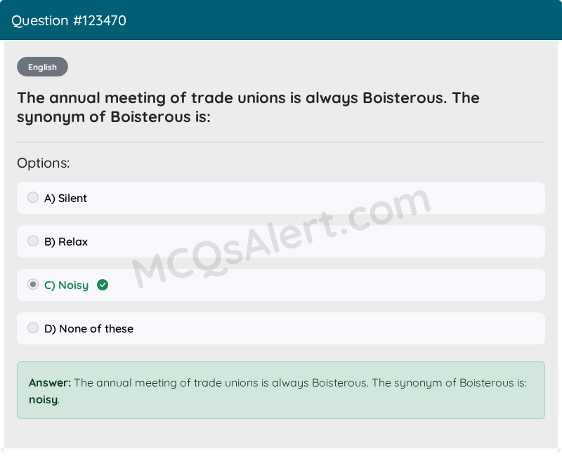 Question Screenshot