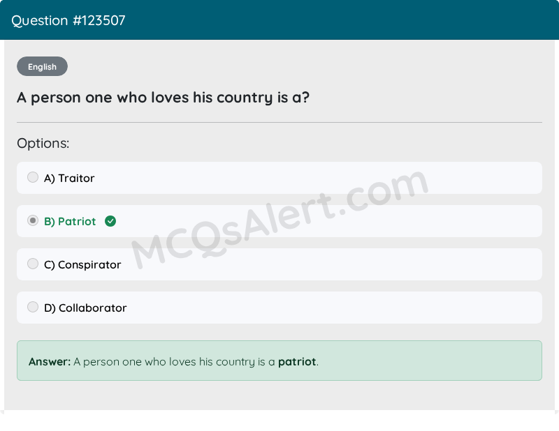 Question Screenshot