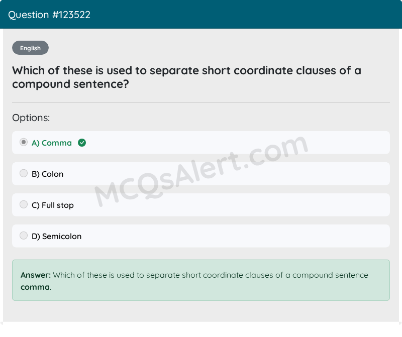 Question Screenshot