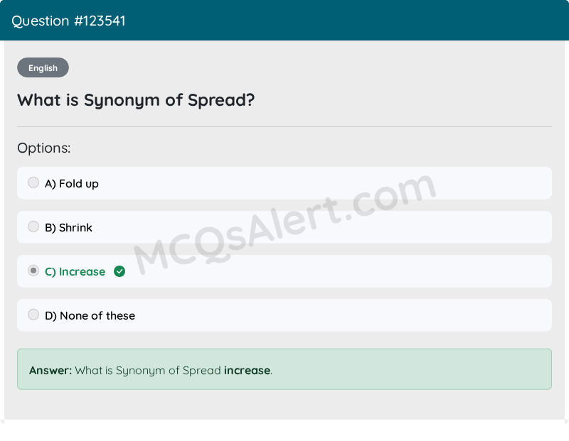 Question Screenshot