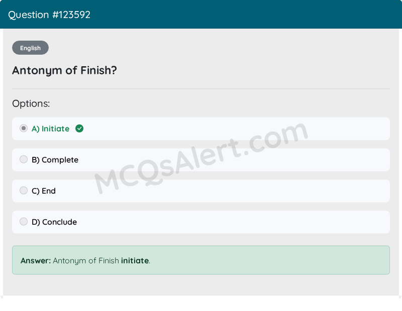 Question Screenshot