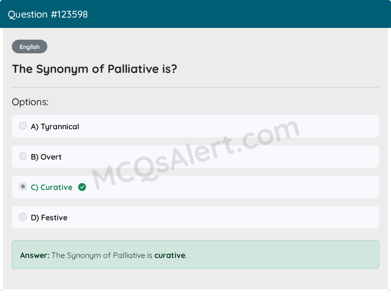 Question Screenshot