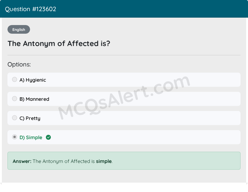 Question Screenshot