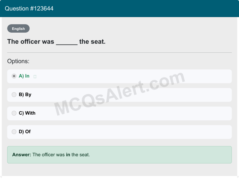 Question Screenshot