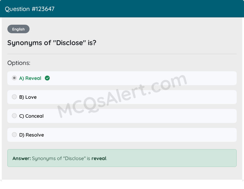 Question Screenshot