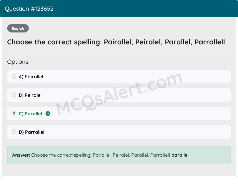 Question Screenshot