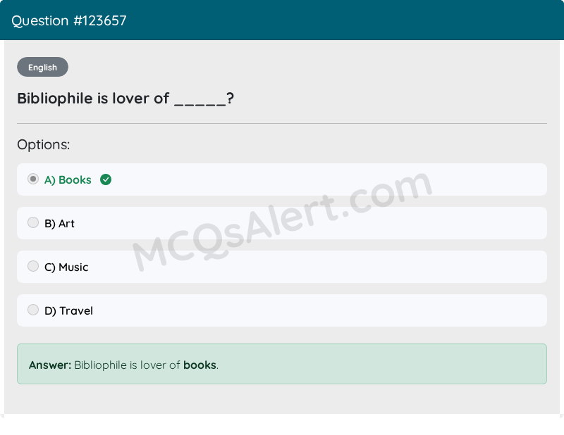 Question Screenshot