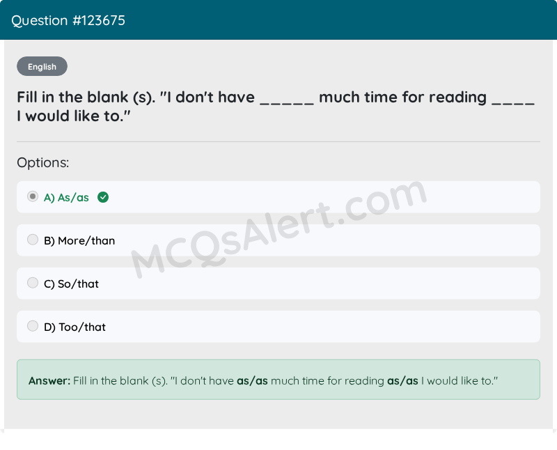 Question Screenshot