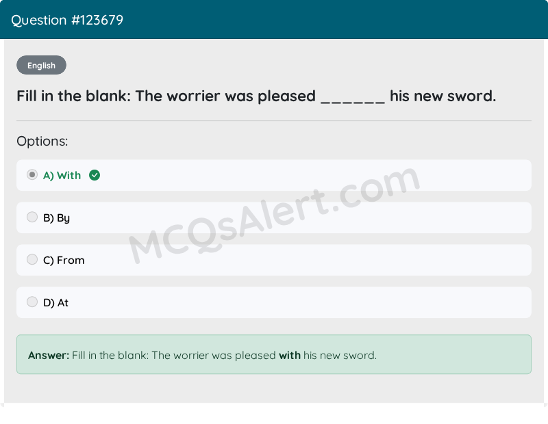 Question Screenshot