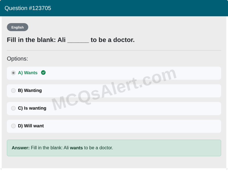 Question Screenshot
