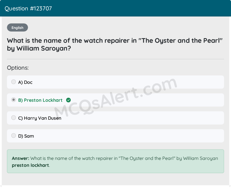 Question Screenshot