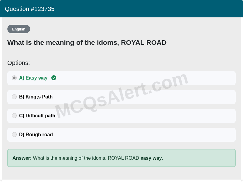 Question Screenshot