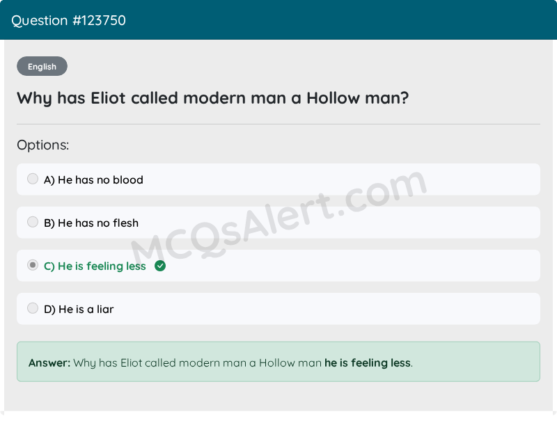 Question Screenshot