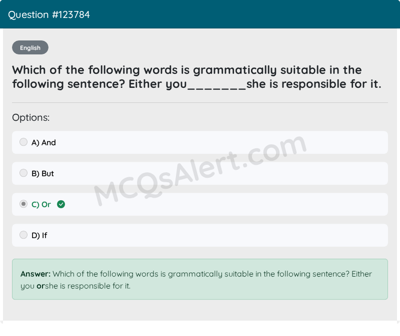 Question Screenshot