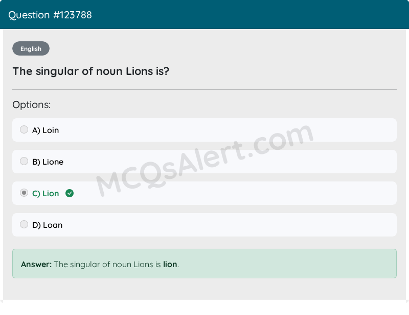 Question Screenshot