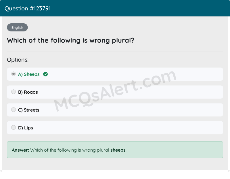 Question Screenshot