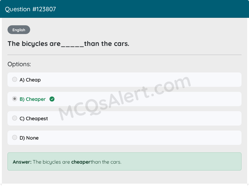Question Screenshot
