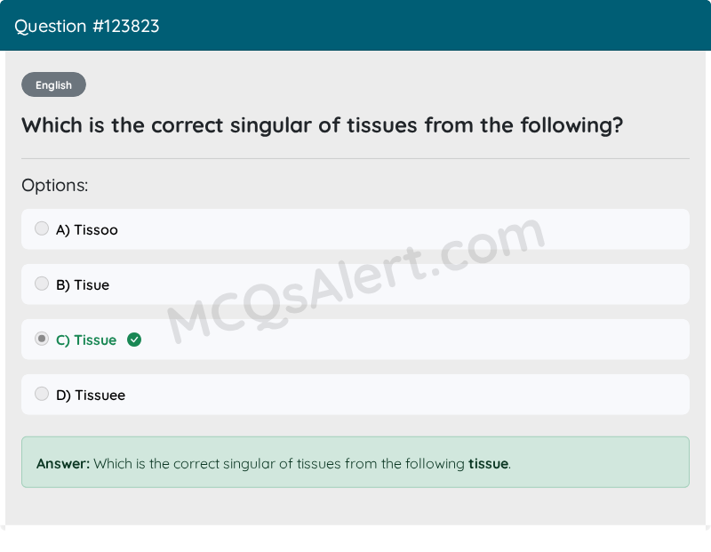 Question Screenshot