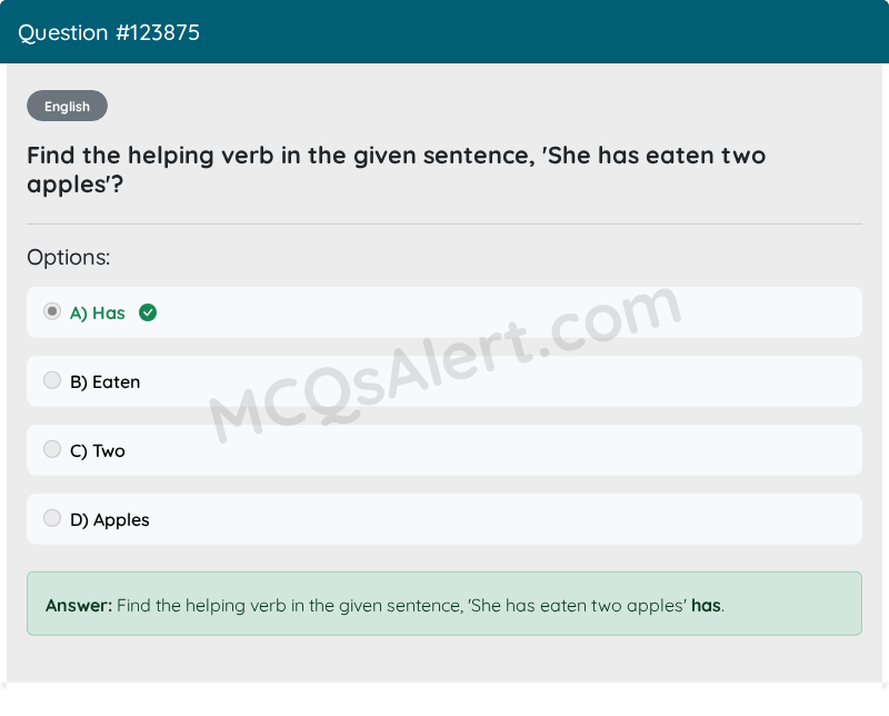 Question Screenshot