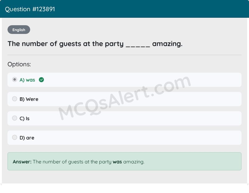Question Screenshot