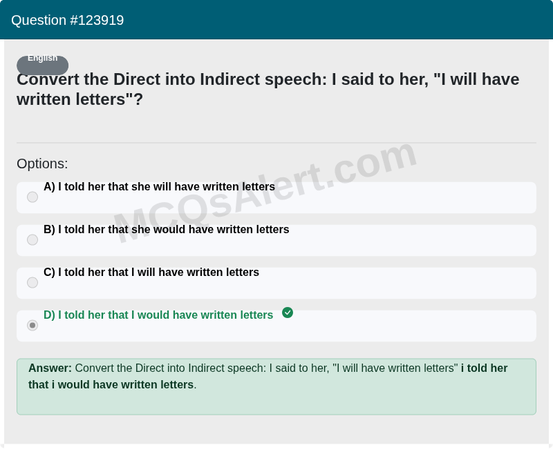 Question Screenshot