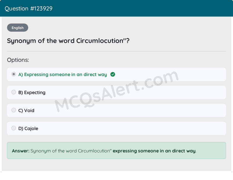 Question Screenshot
