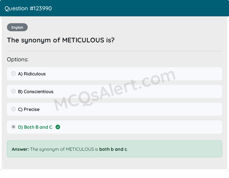 Question Screenshot