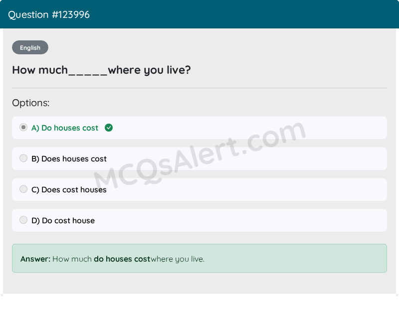 Question Screenshot