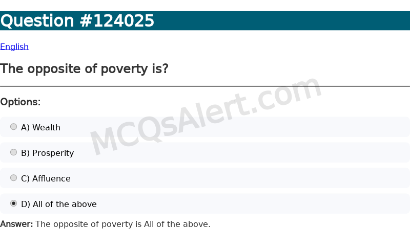 Question Screenshot