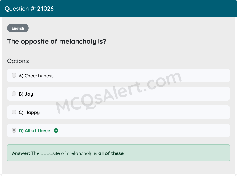Question Screenshot