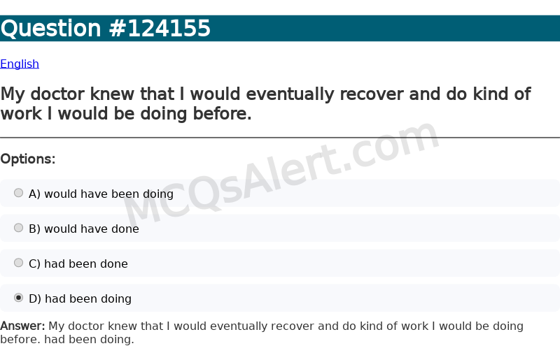 Question Screenshot