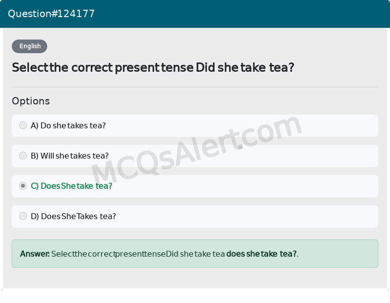Question Screenshot